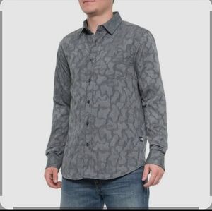 The North Face Gray Casual Button Down Shirt
